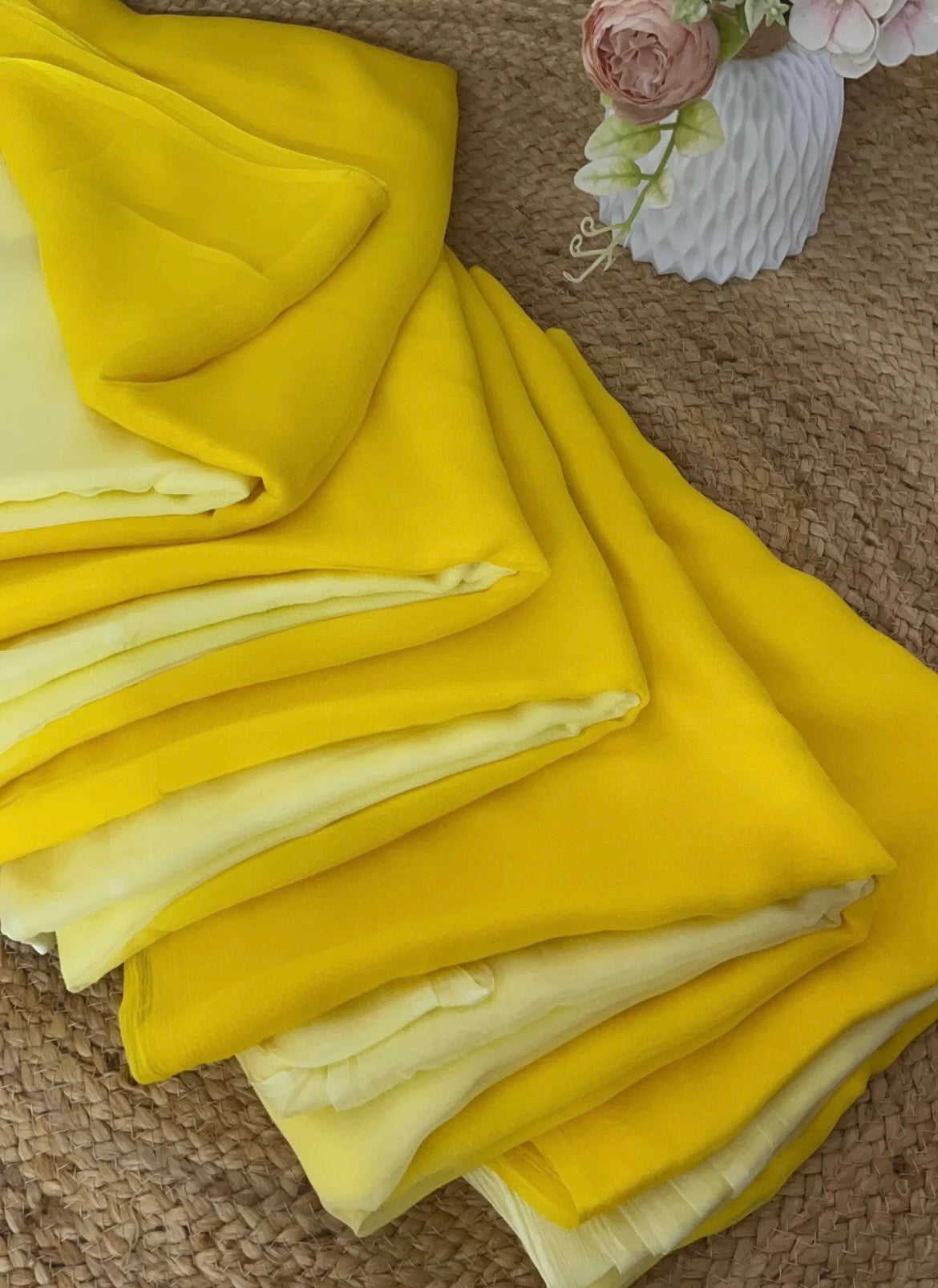 Ombre yellow shaded
