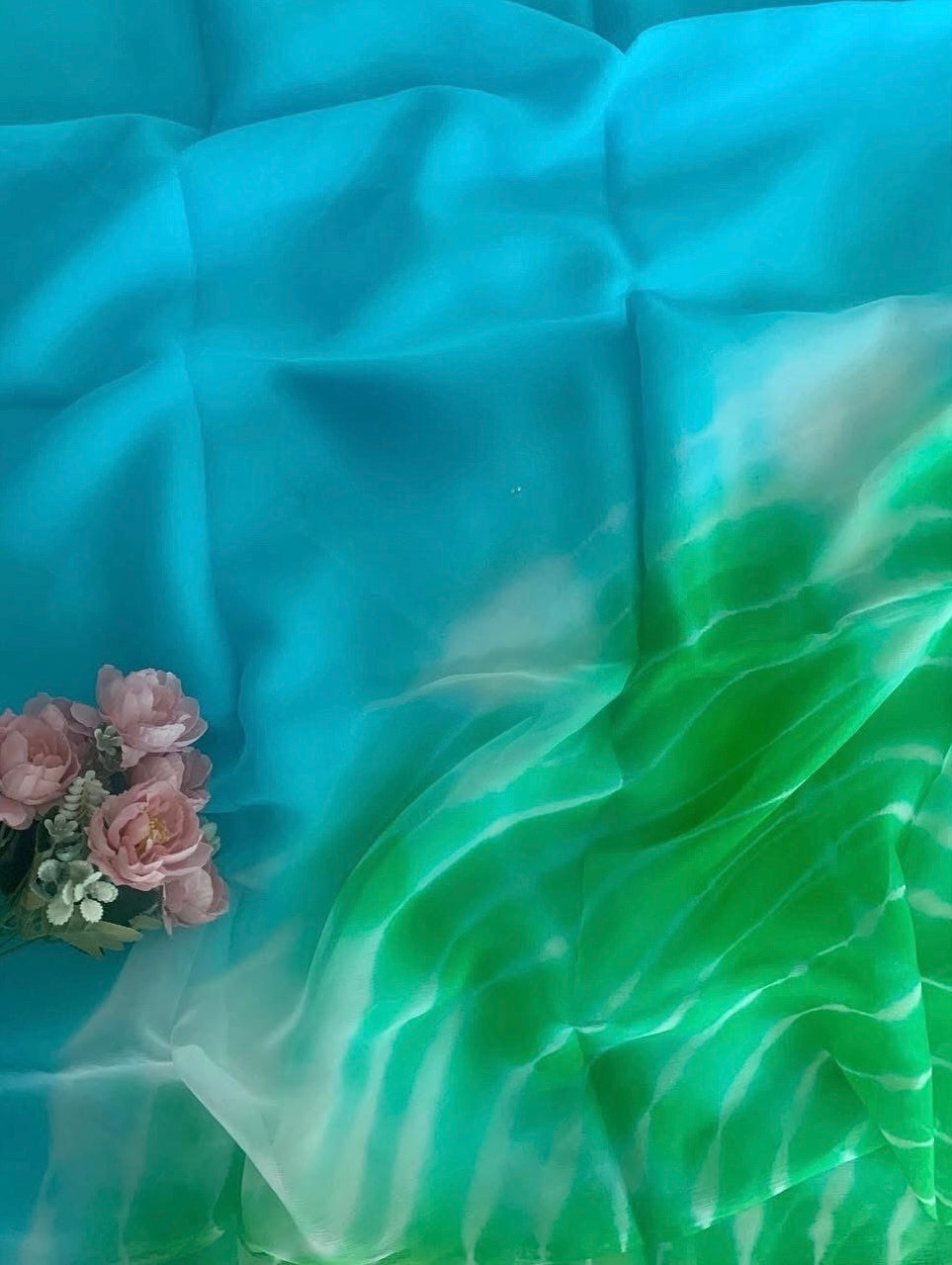 Green skyblue Leheriya