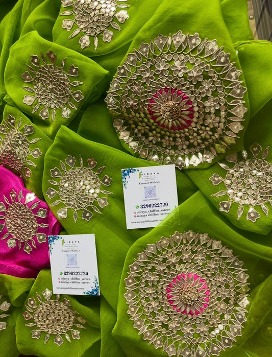 Zubeida Zardoji Buta saree