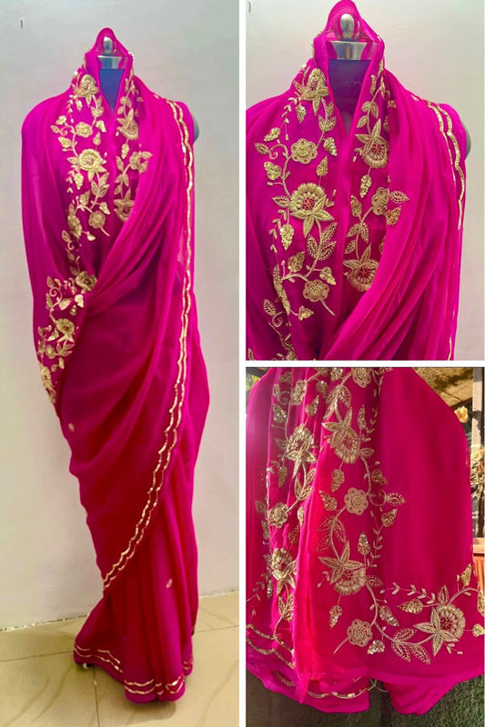 Pink Zardoji Border