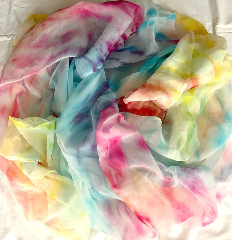 Tie & dye sarees Miraya Chiffon Sarees