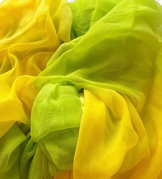 Ombre yellow green shaded