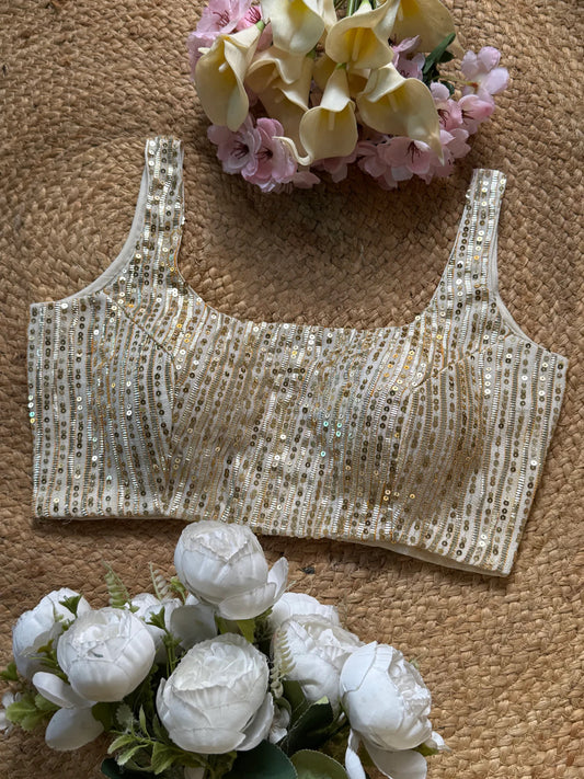 Off white gotta sitara blouse