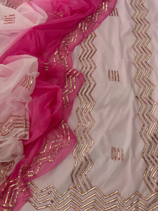 Pink festive suit