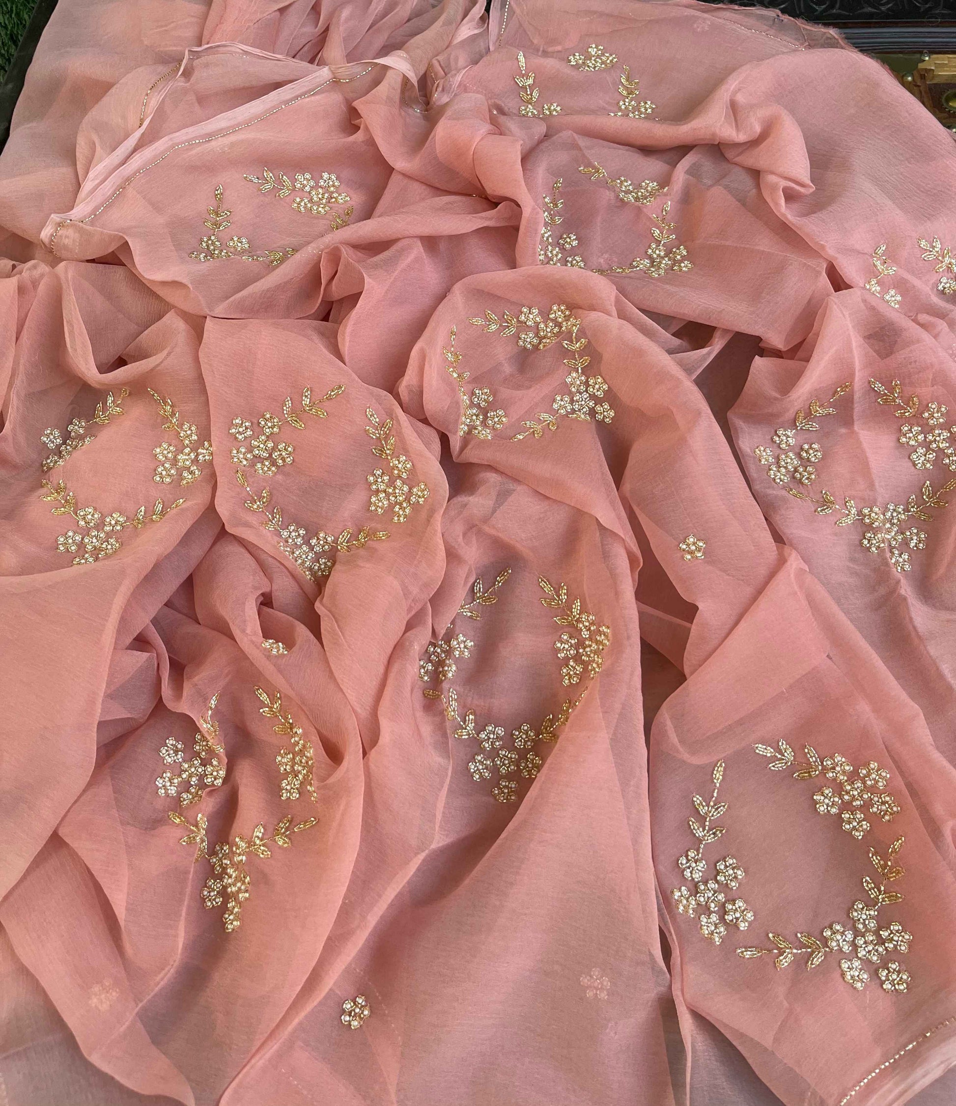 Cutdana Motifs Miraya Sarees