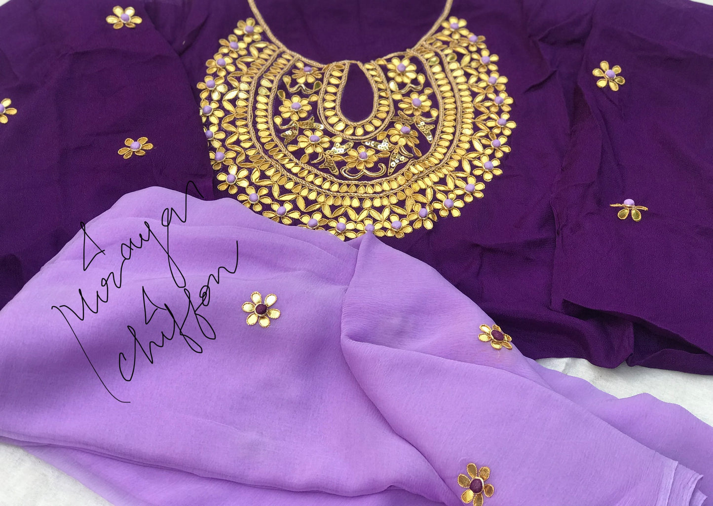 Purple Gottapati Miraya Sarees