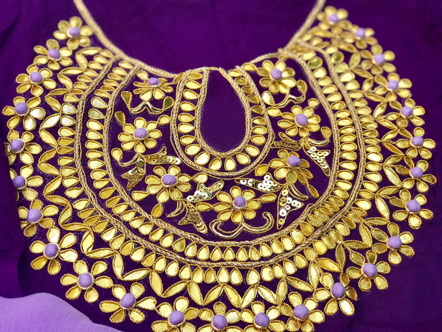 Purple Gottapati Miraya Sarees