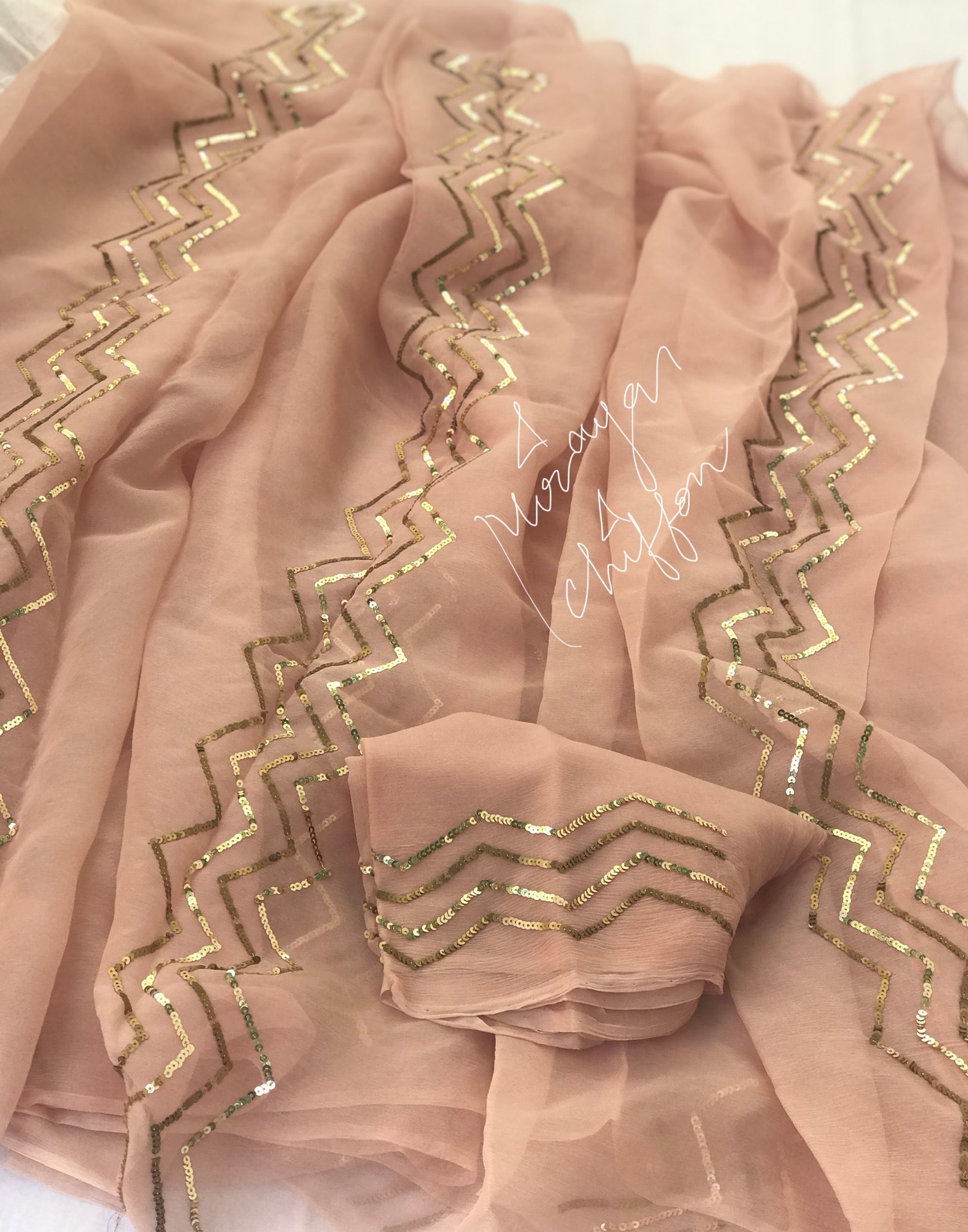 Zig zag sequence Miraya Sarees