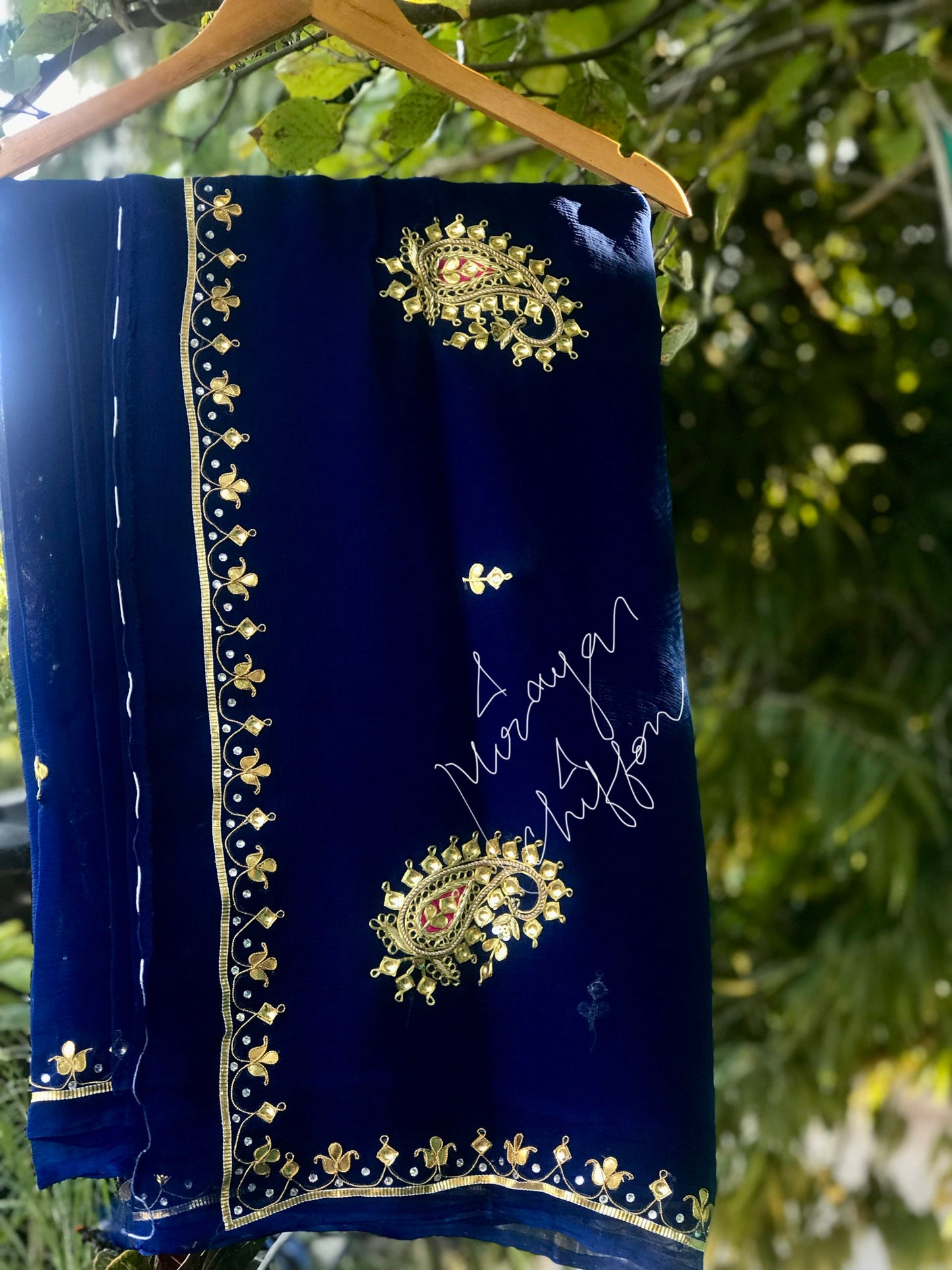 Blue Danka Kerry Miraya Sarees