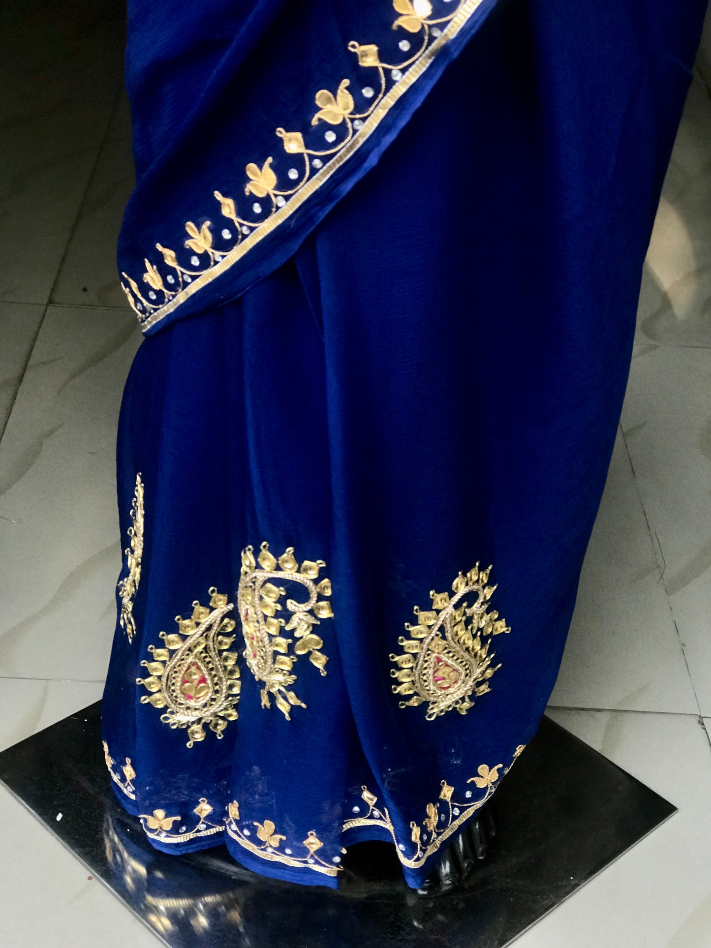 Blue Danka Kerry Miraya Sarees