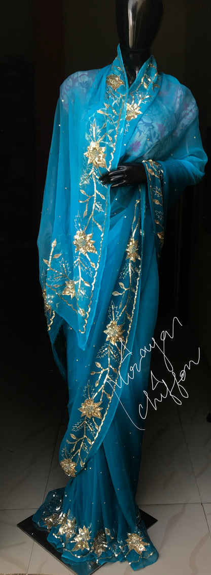 chiffon sarees