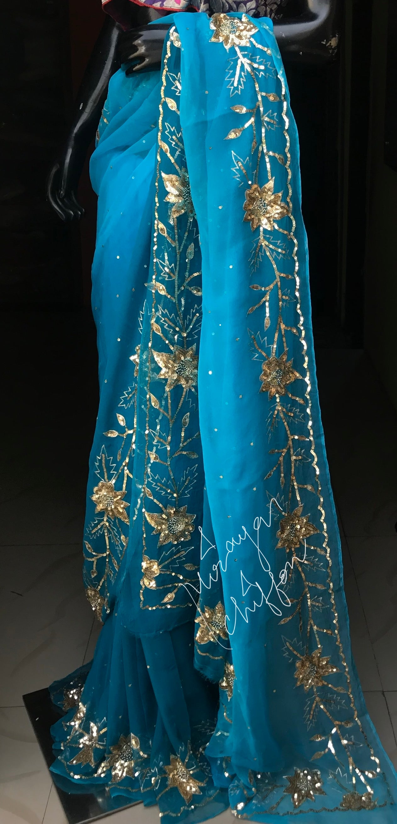 chiffon sarees