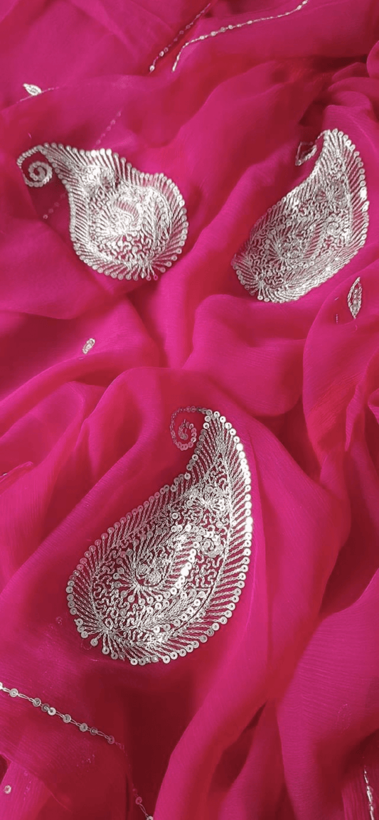 Rani Aari Motifs Miraya Sarees