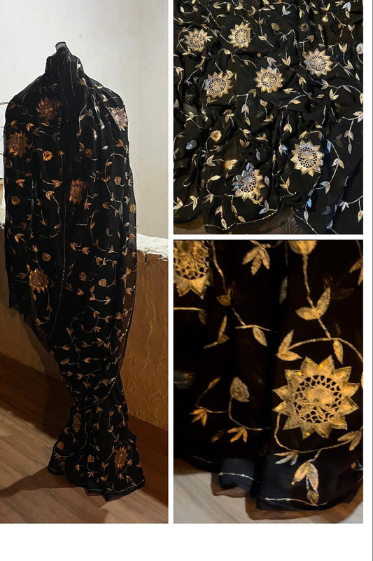 Black Cutwork Jaal