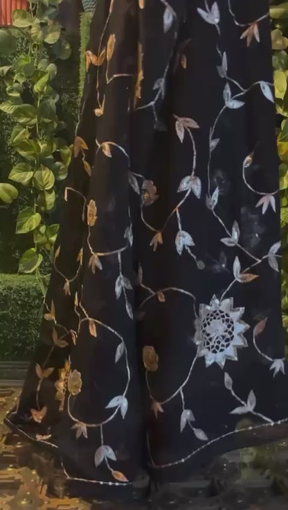 Black Cutwork Jaal
